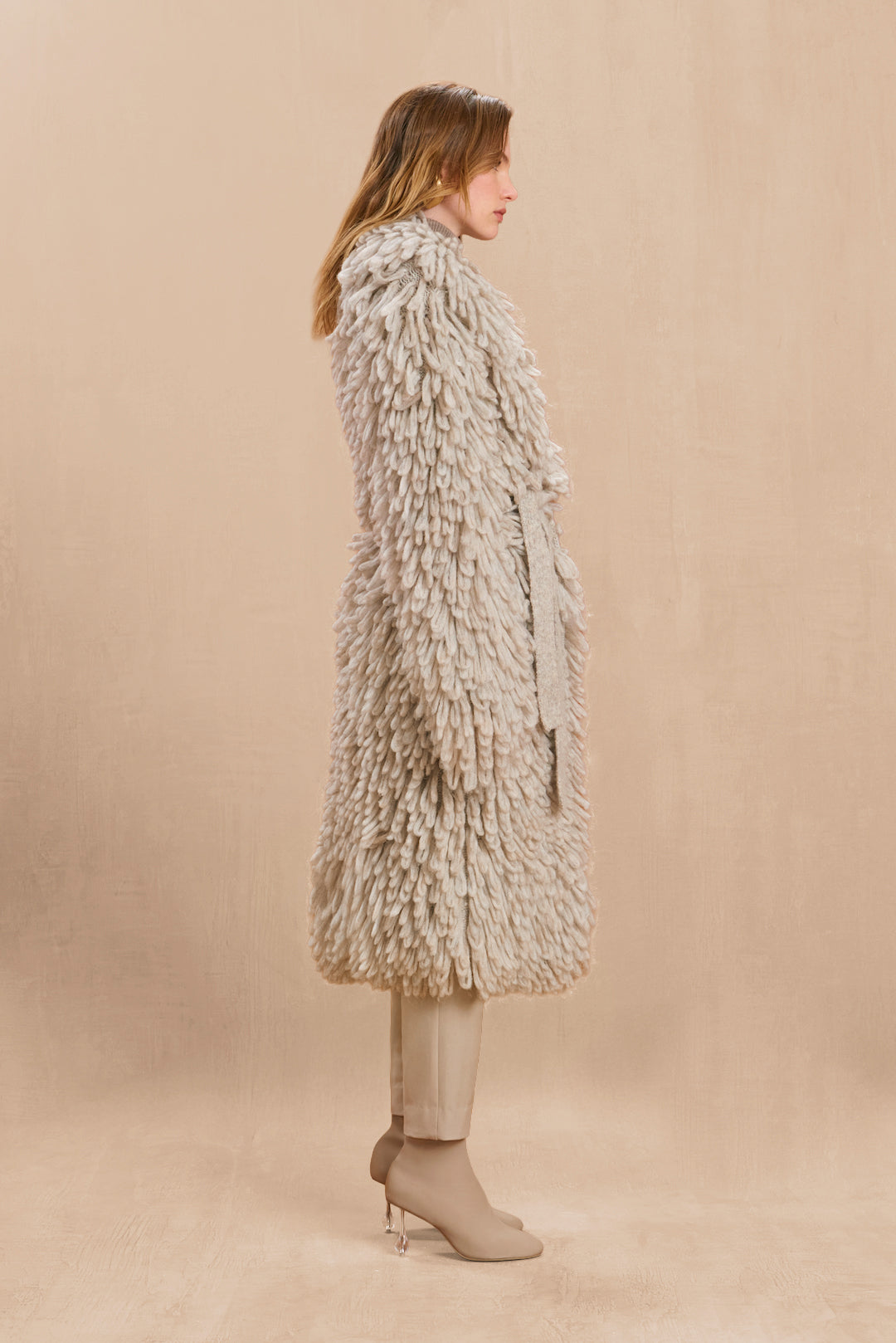 ZENDAYA KNIT CARDIGAN - FOG