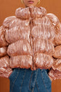 BOMBON PUFFER - ROSE GOLD