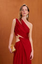 ZAN GOWN - MERLOT