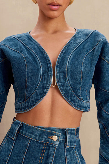ALESSANDRA JEAN TOP - INDIGO | ALESSANDRA JEAN TOP - INDIGO | Secondary image