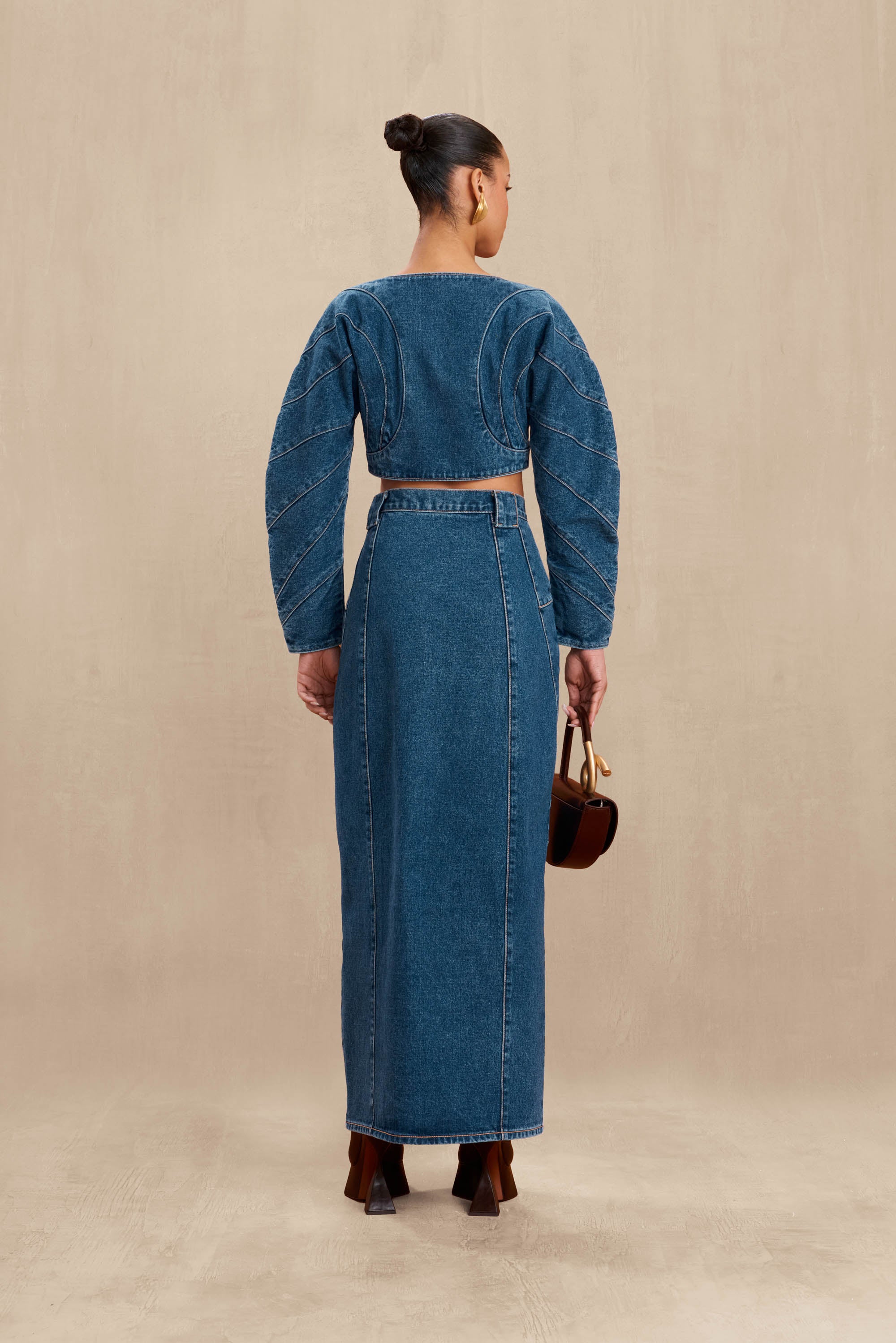 ALESSANDRA JEAN TOP - INDIGO