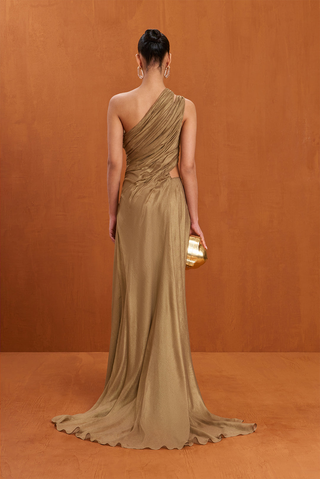 ZAN GOWN - GOLD FOIL