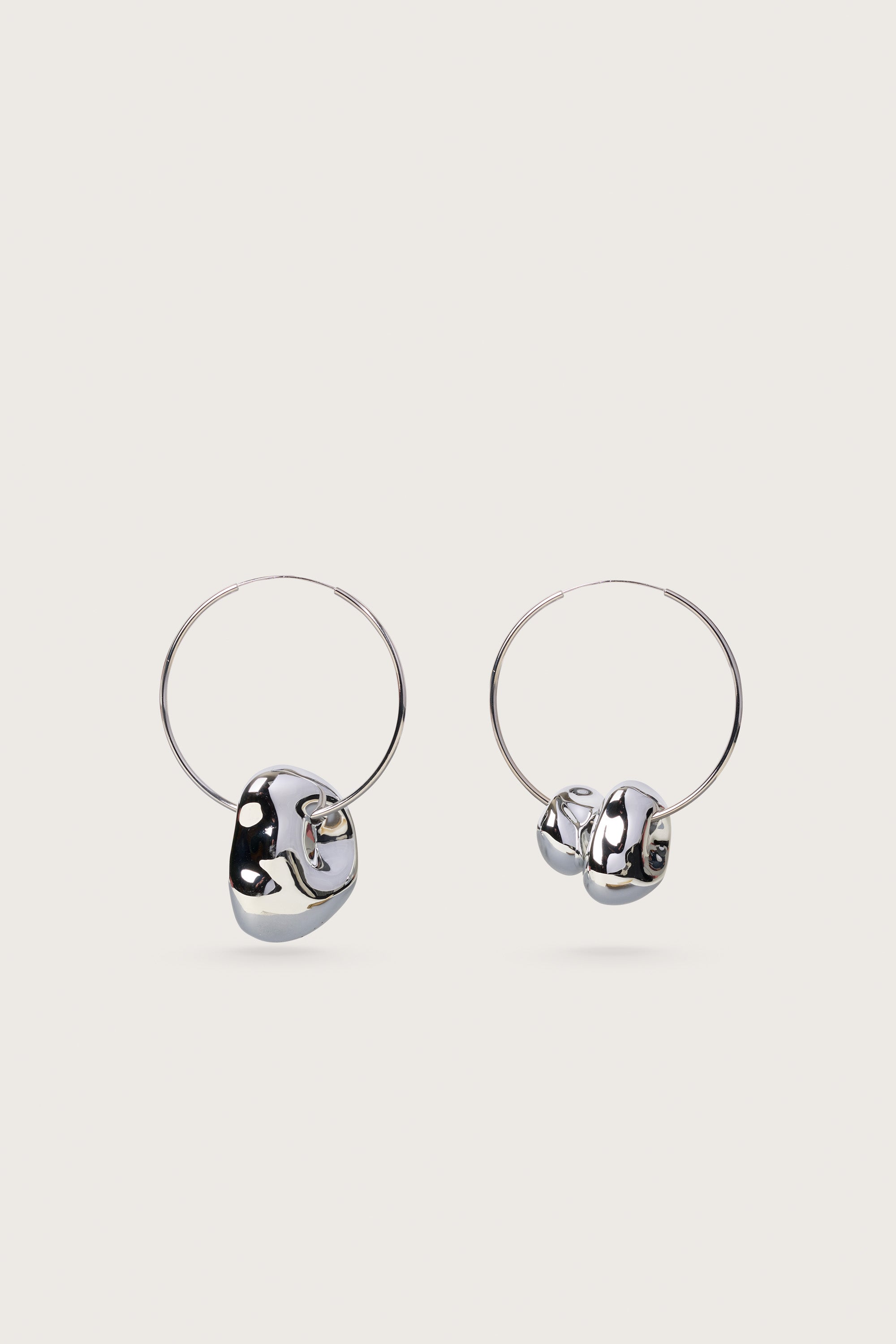 JUNO EARRING - SHINY SILVER