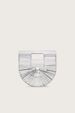 GAIA`S ARK MINI BAG - SHINY SILVER