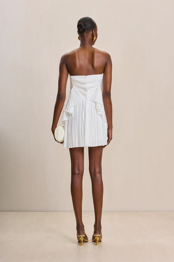 CULT GAIA CHARLIQUE DRESS IN OFF WHITE