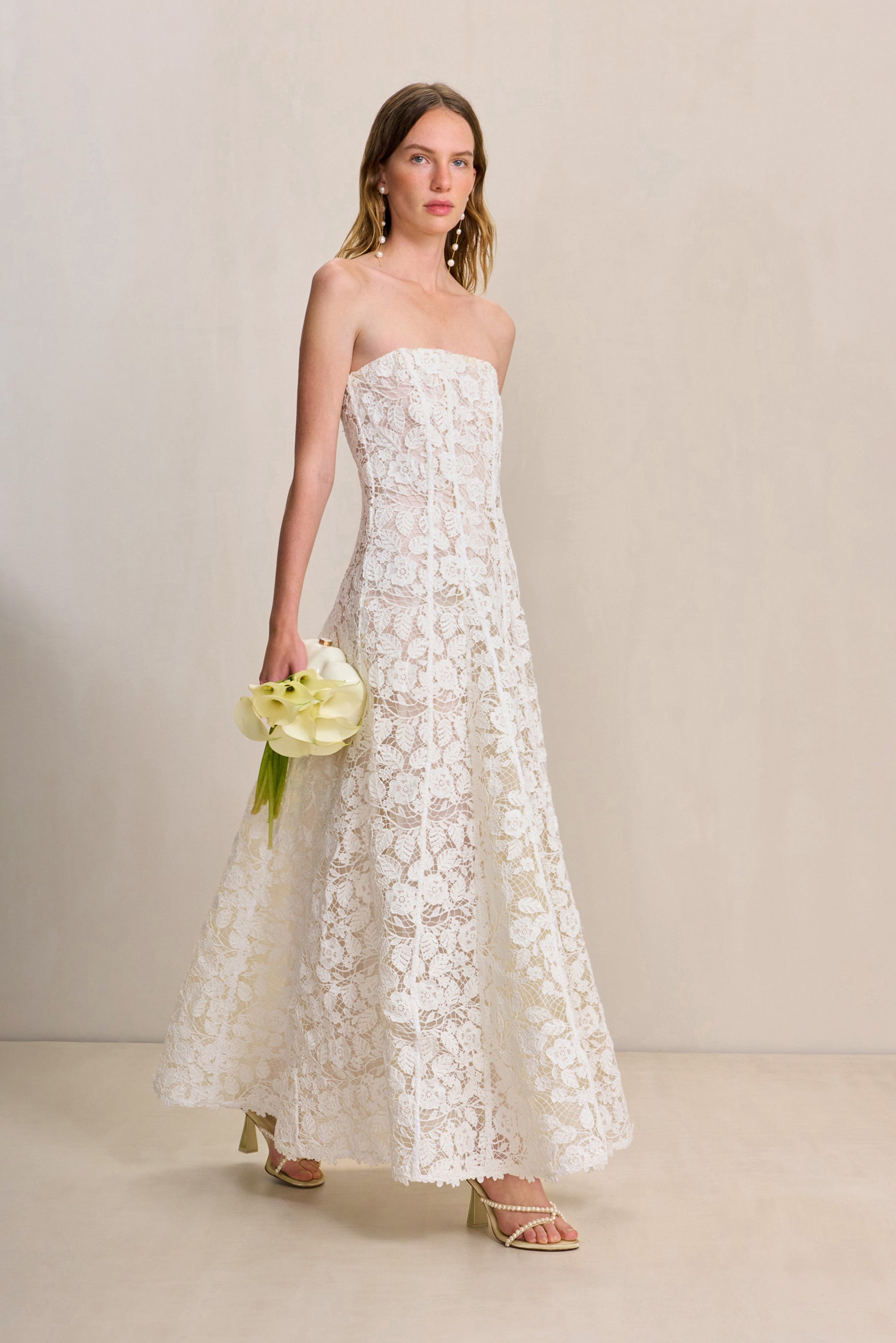 CULT GAIA YASENIA DRESS IN OFF WHITE
