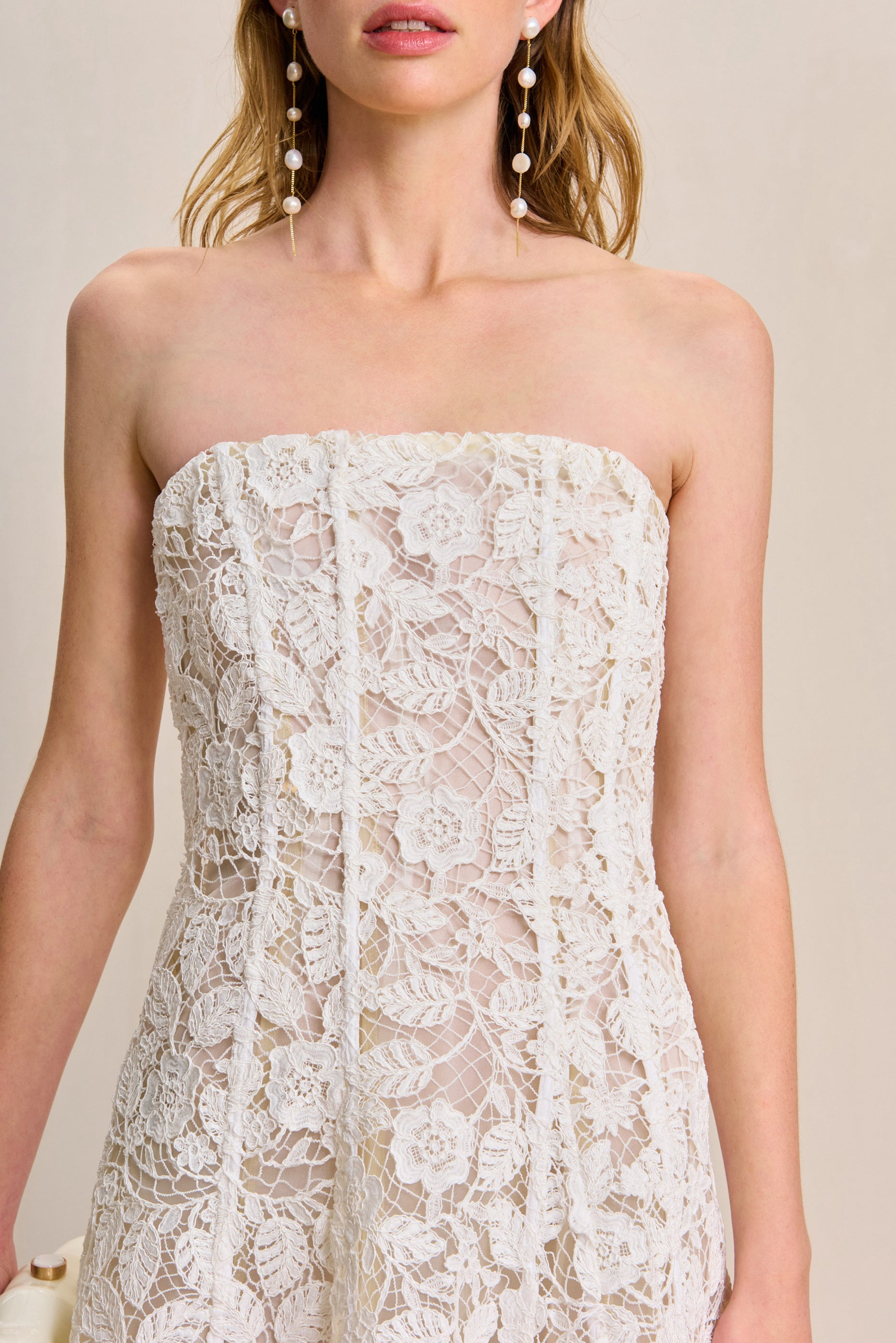 CULT GAIA YASENIA DRESS IN OFF WHITE
