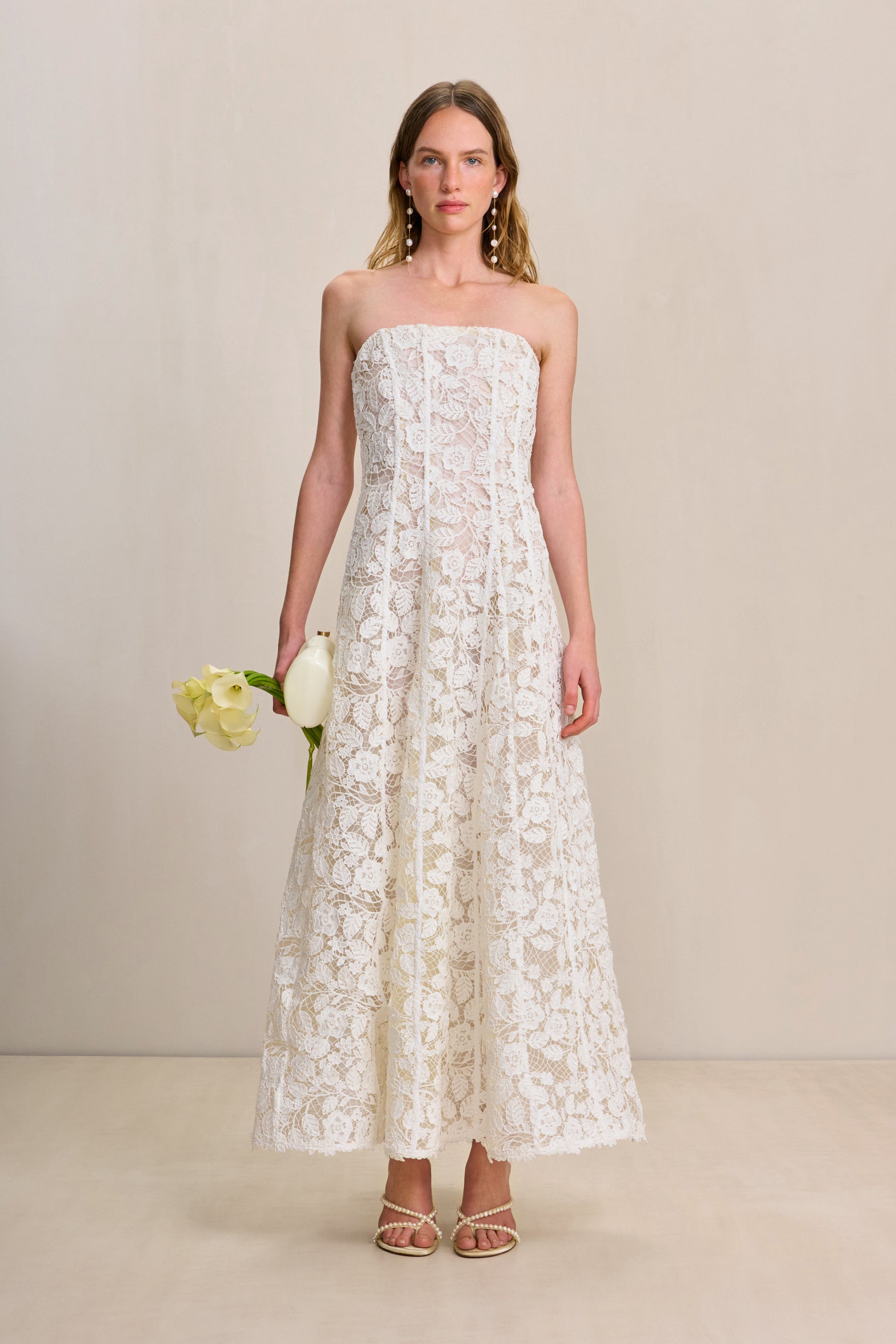CULT GAIA YASENIA DRESS IN OFF WHITE