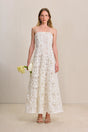 CULT GAIA YASENIA DRESS IN OFF WHITE
