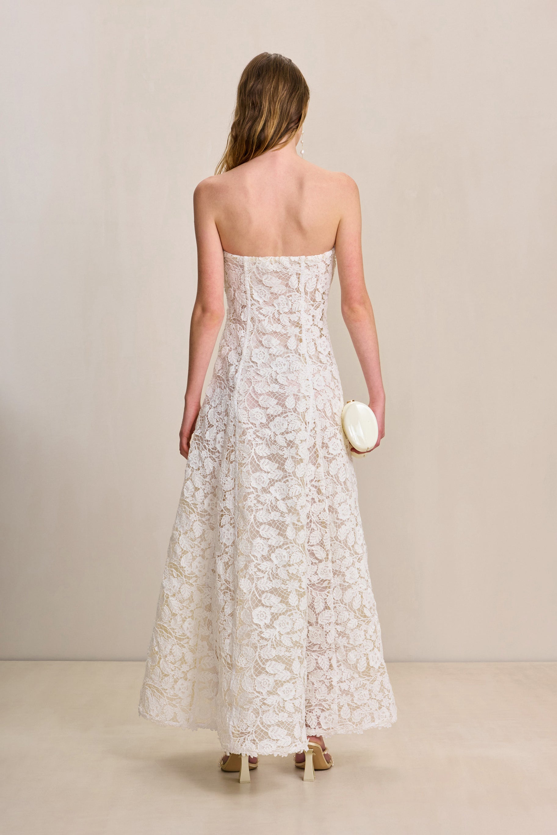 CULT GAIA YASENIA DRESS IN OFF WHITE