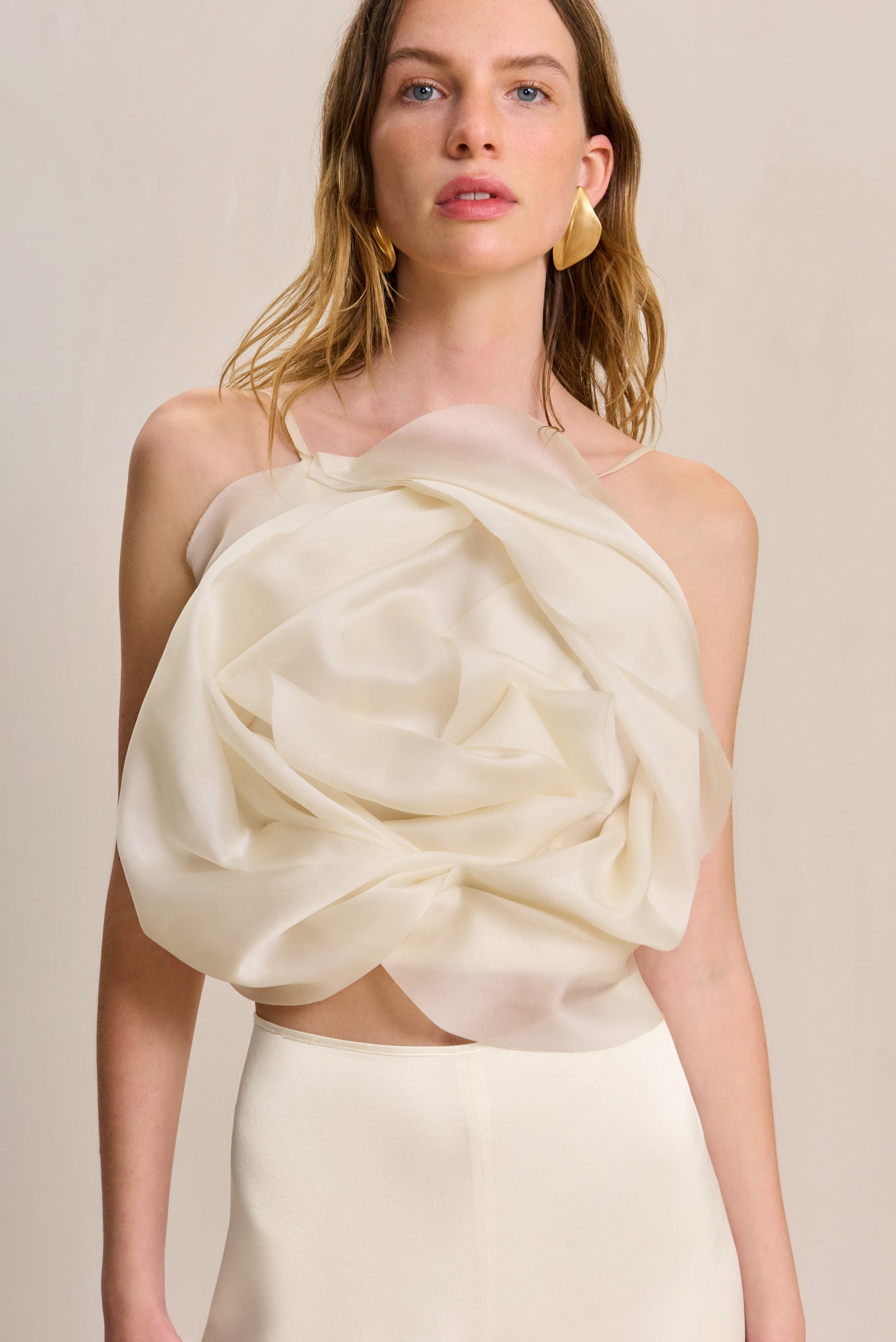 CULT GAIA ROSA TOP IN OFF WHITE