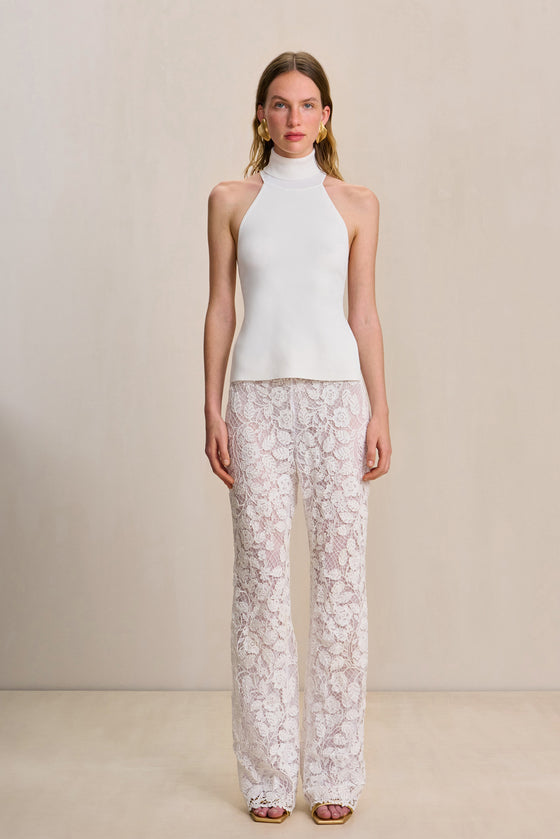 CULT GAIA WAKE KNIT TOP IN OFF WHITE