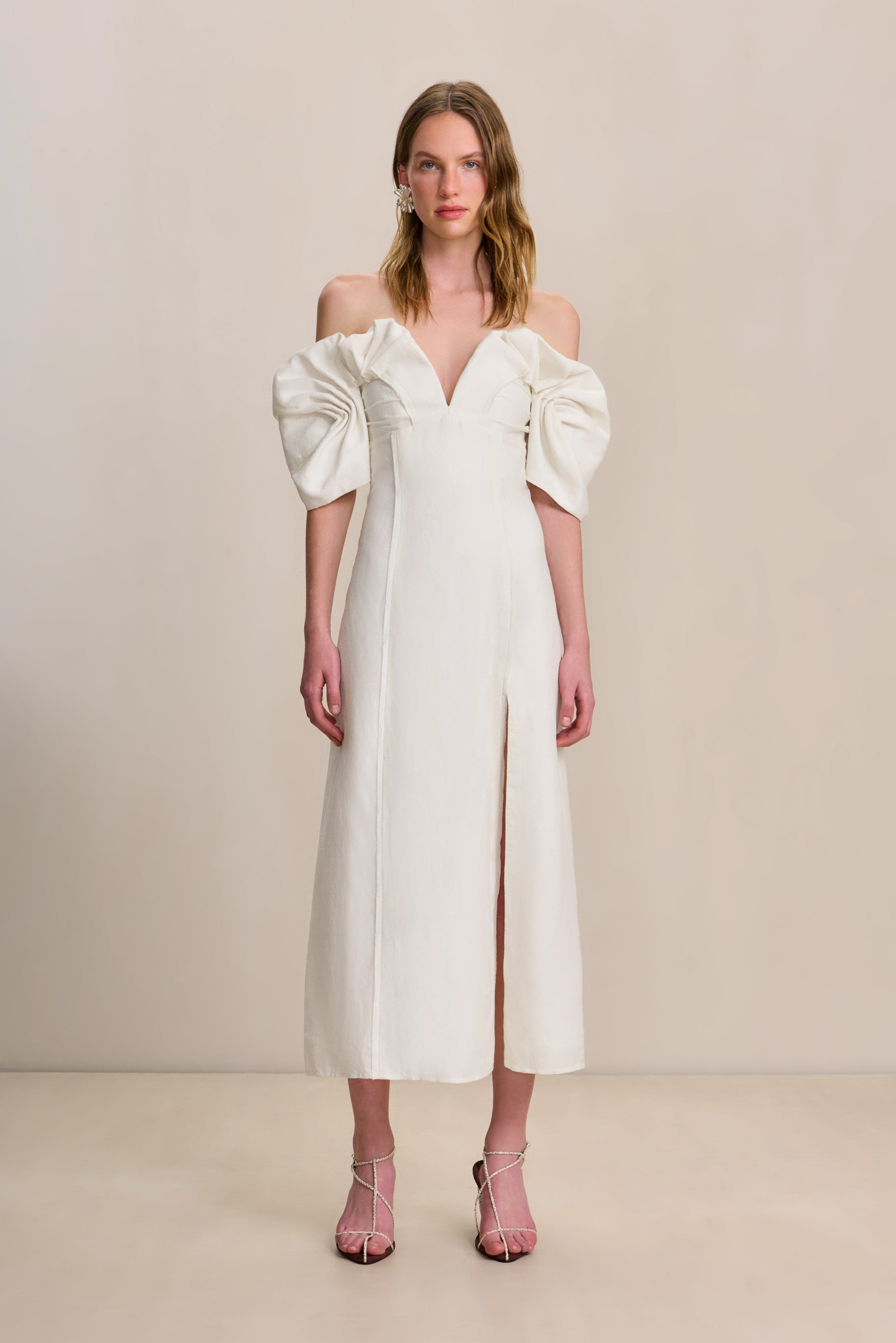 MUNA DRESS - OFF WHITE – CULT GAIA