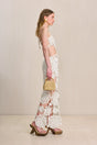 CULT GAIA ACCALIA CROCHET GOWN IN OFF WHITE