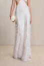 RAISA GOWN IN OFF WHITE