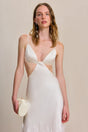RAISA GOWN IN OFF WHITE