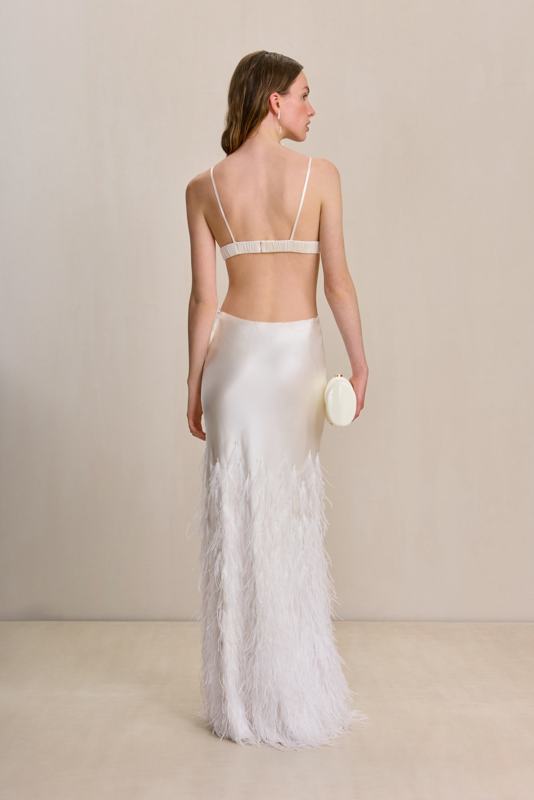 RAISA GOWN IN OFF WHITE