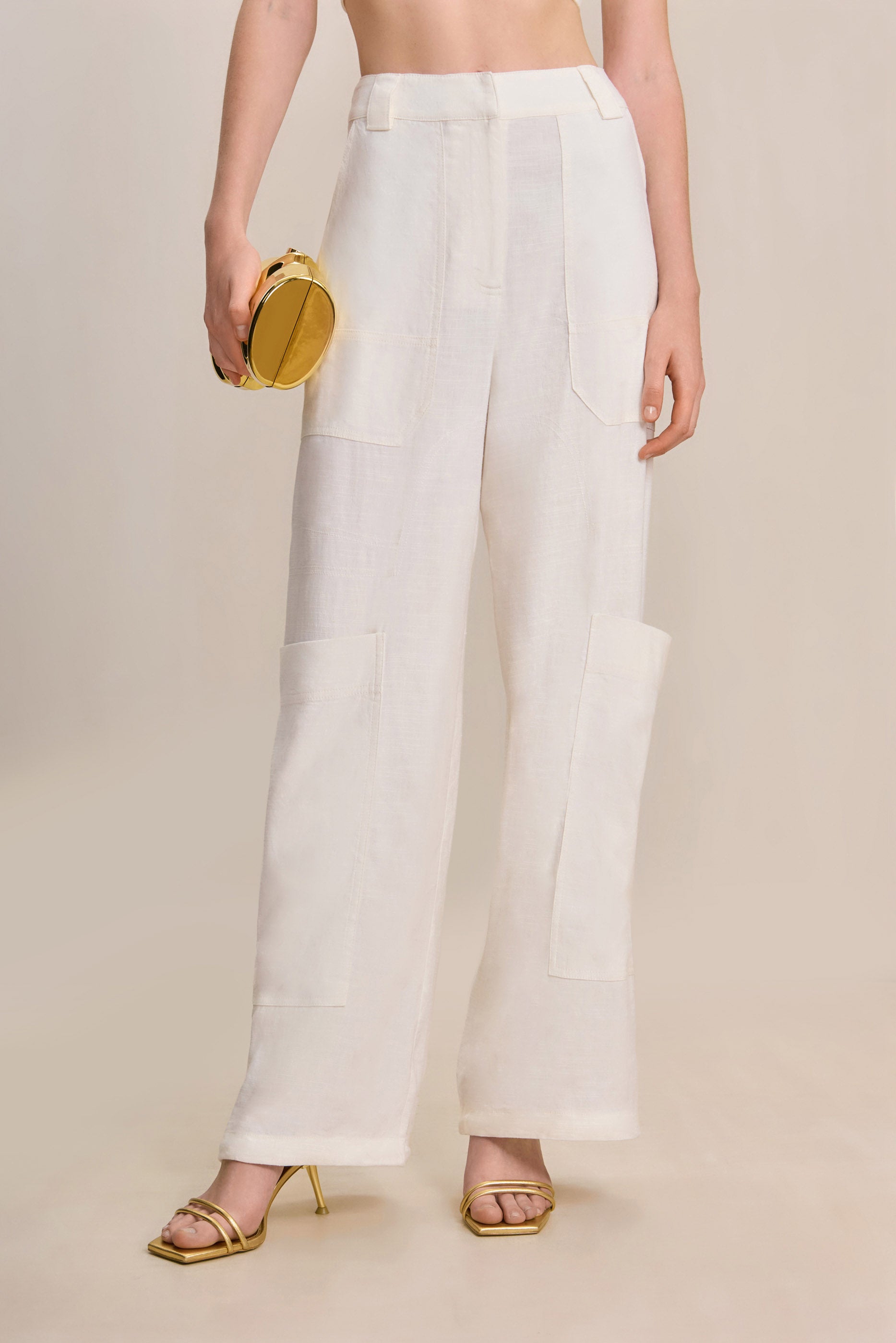 WYNN PANT - OFF WHITE LINEN