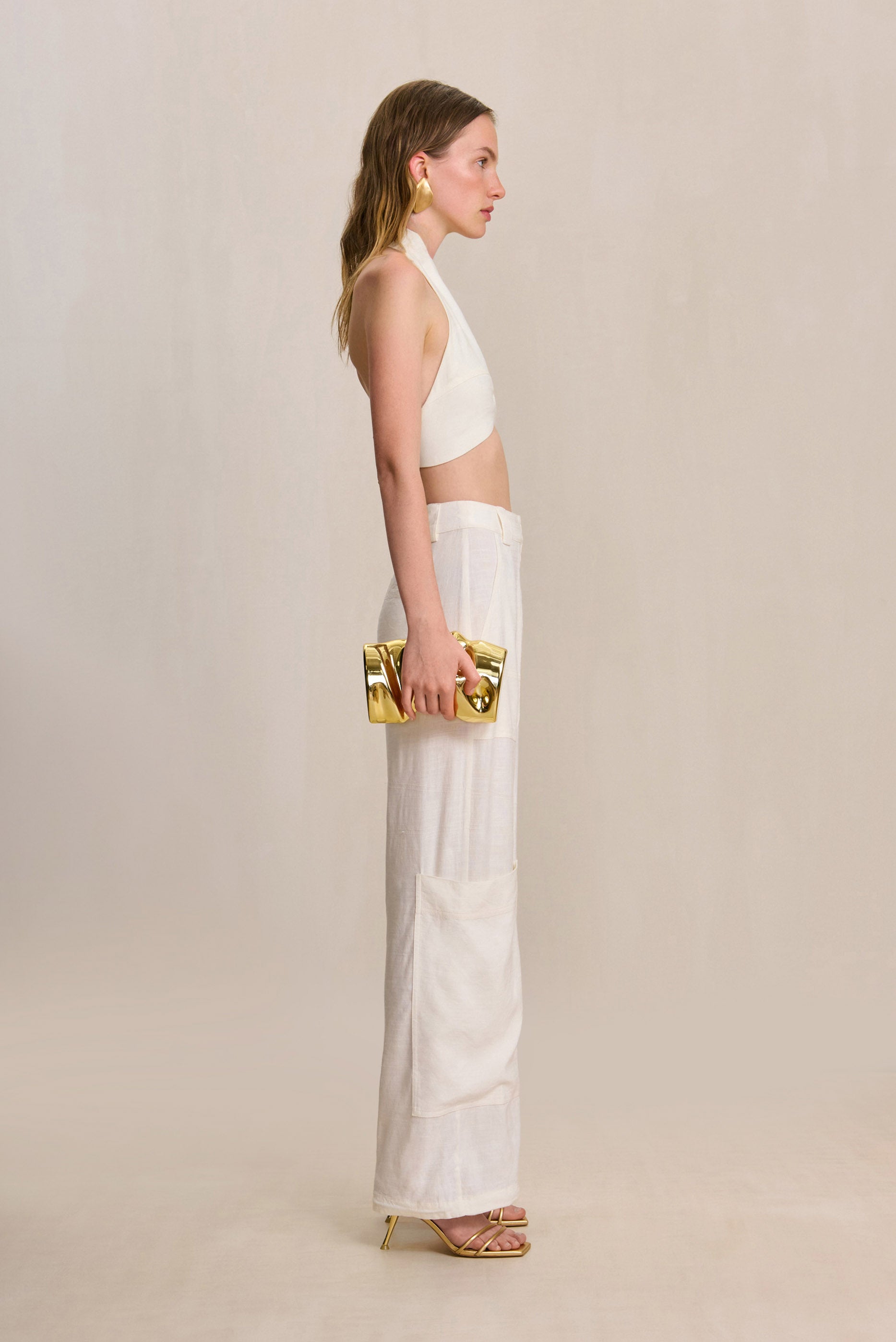 WYNN PANT - OFF WHITE LINEN