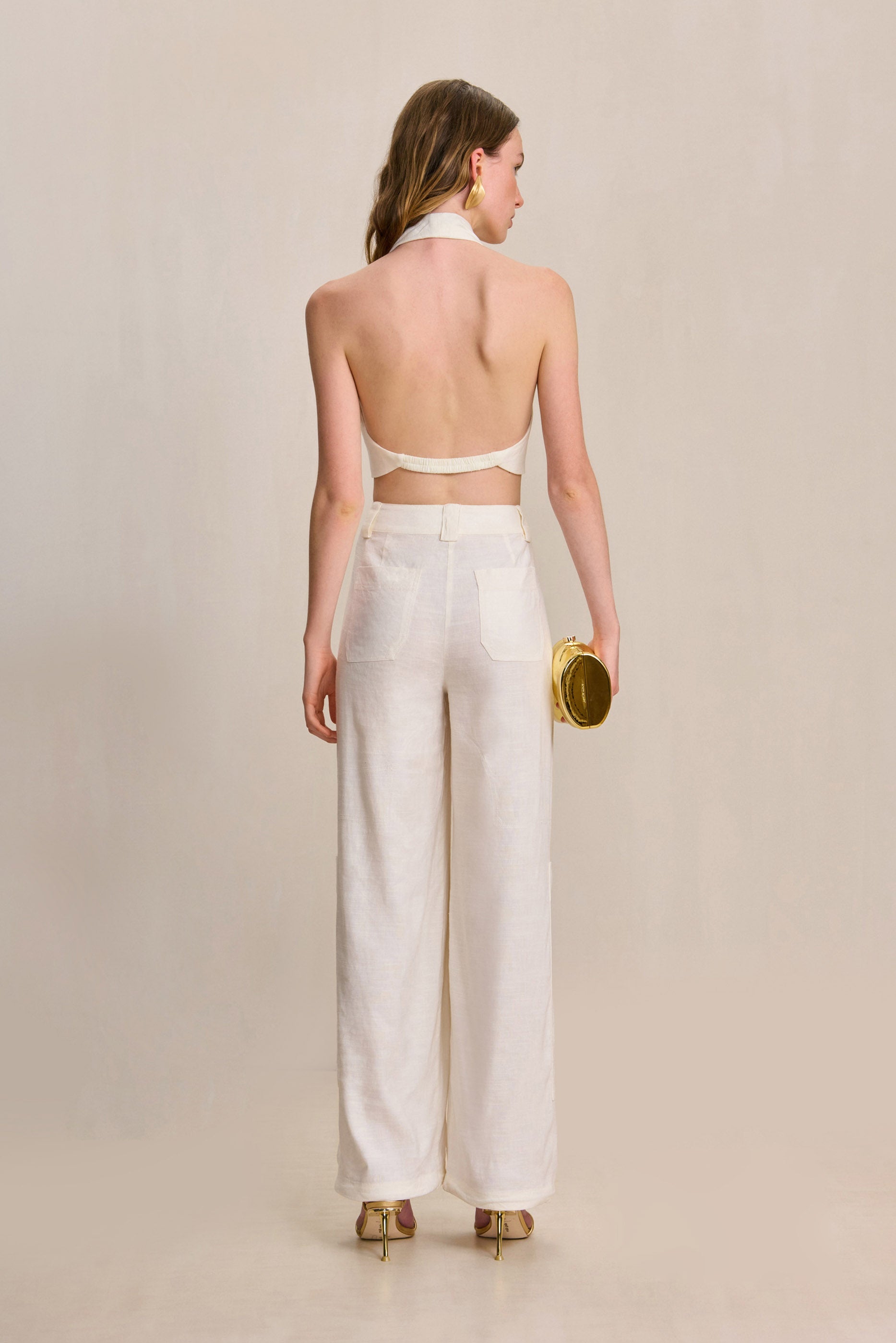 WYNN PANT - OFF WHITE LINEN