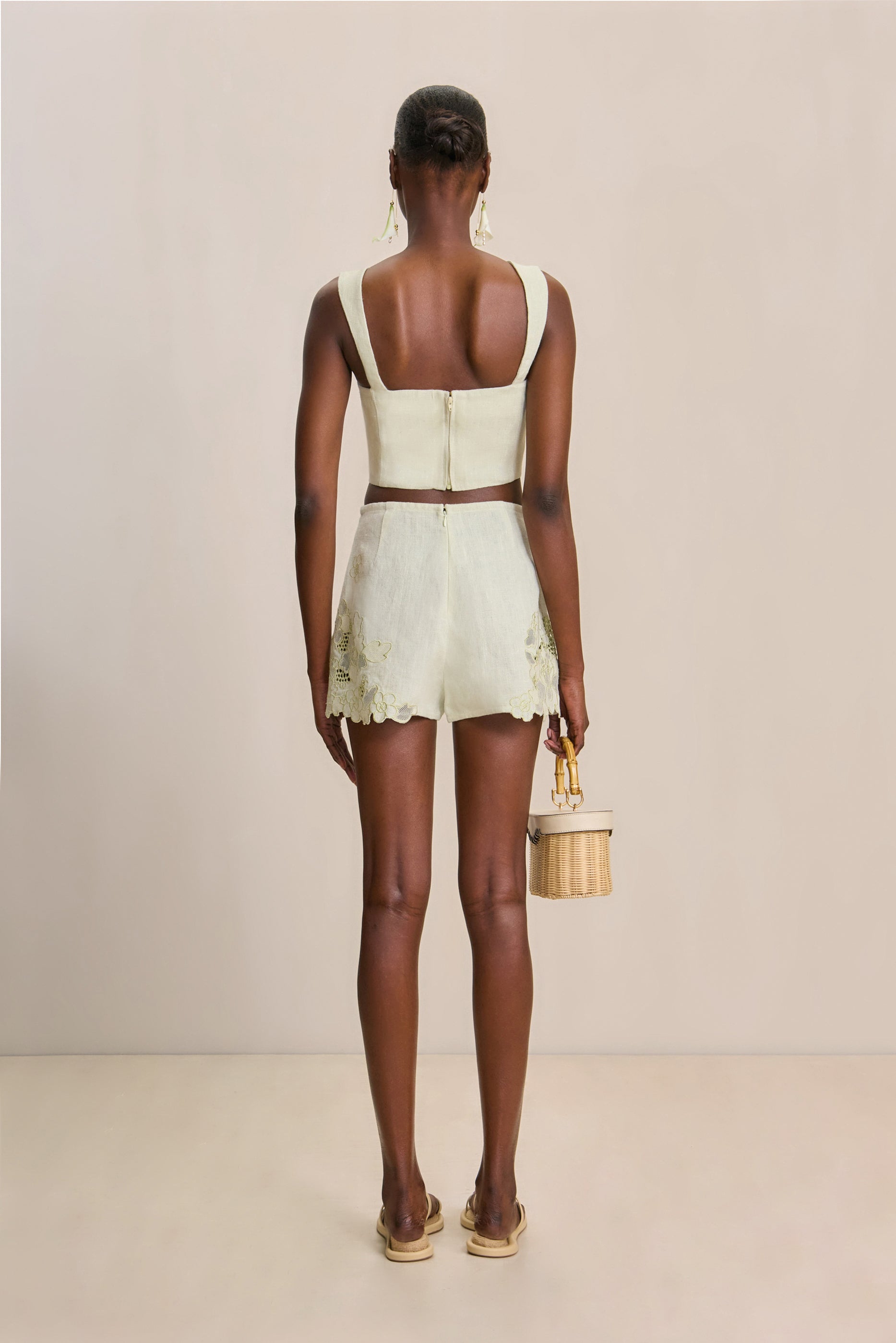 CAMILLA TOP IN LIGHT HONEYDEW