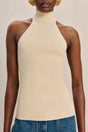 CULT GAIA WAKE KNIT TOP IN SAND