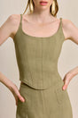 CULT GAIA DORIAN TOP IN TEA