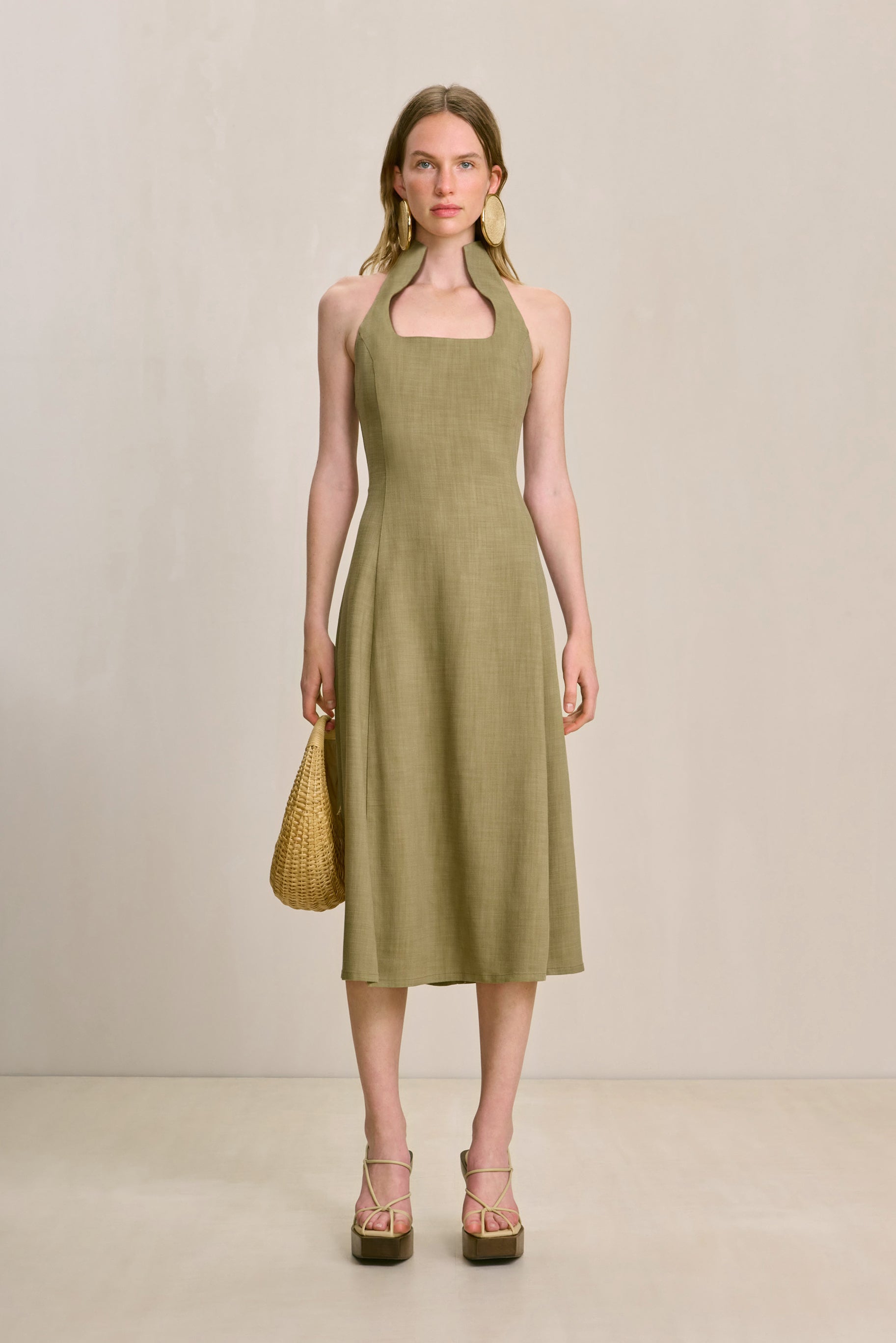 CULT GAIA HAMLEN DRESS IN TEA