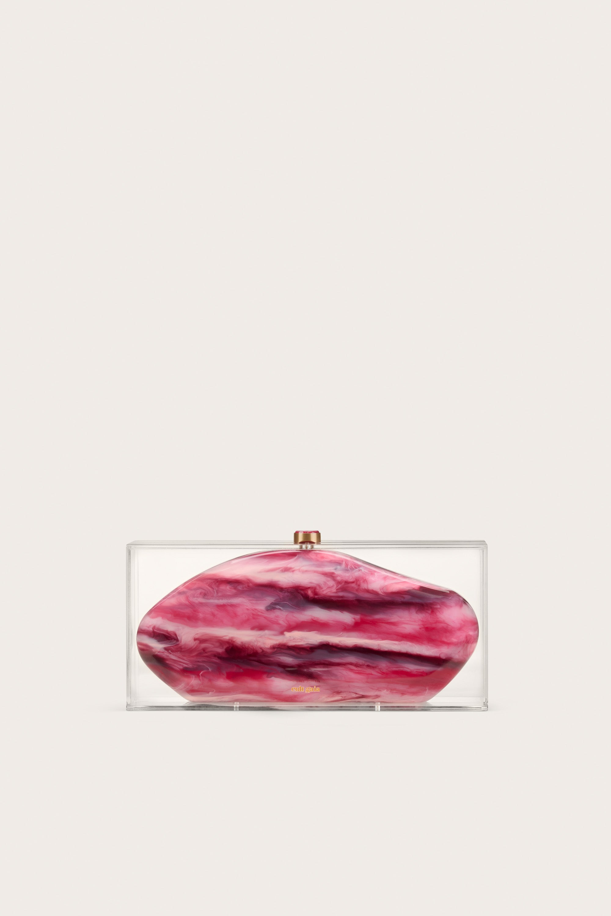 CULT GAIA ANNIKA CLUTCH IN MAGENTA