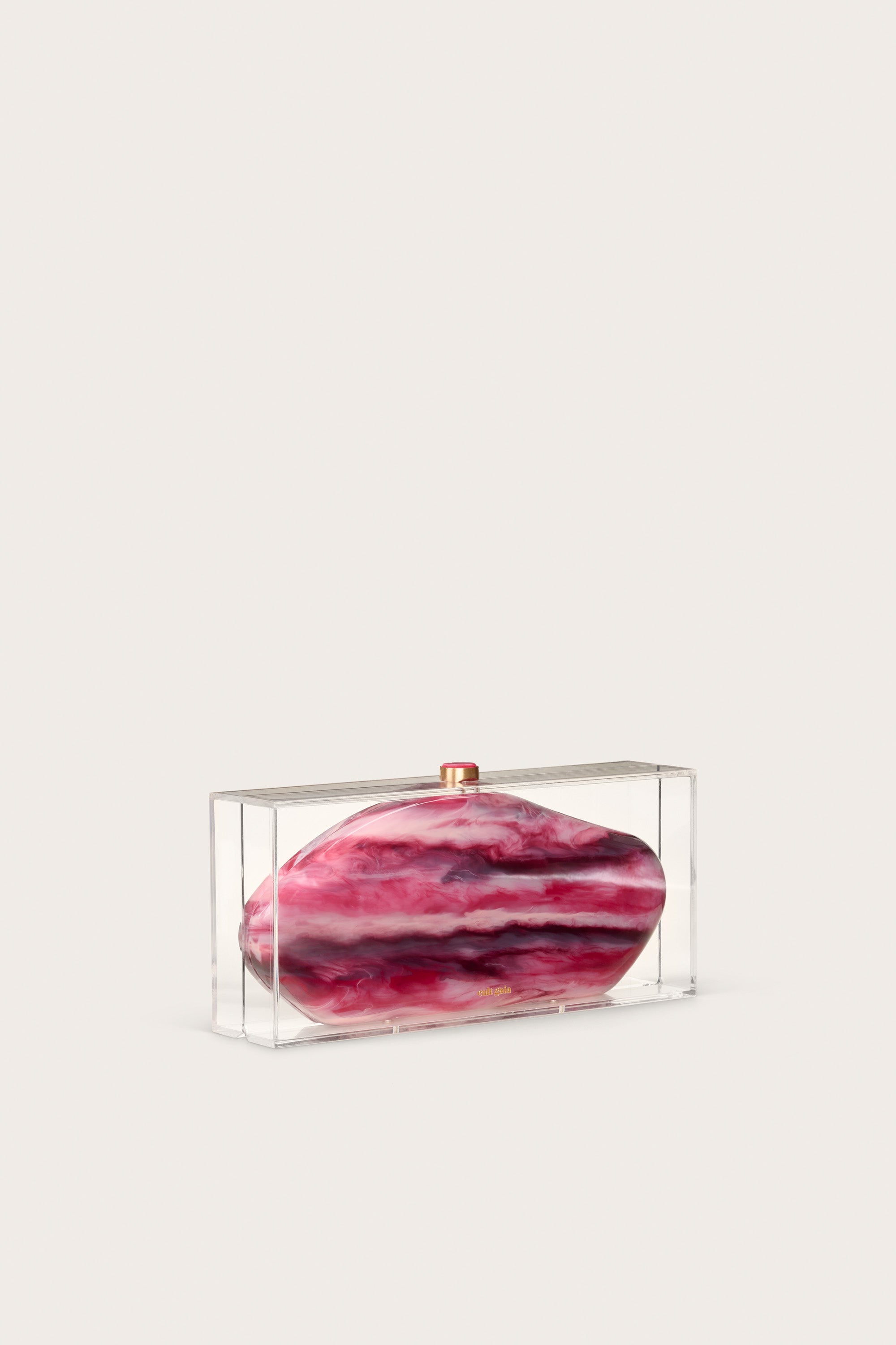 CULT GAIA ANNIKA CLUTCH IN MAGENTA