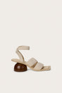 CULT GAIA DUNIA SANDAL IN OFF WHITE