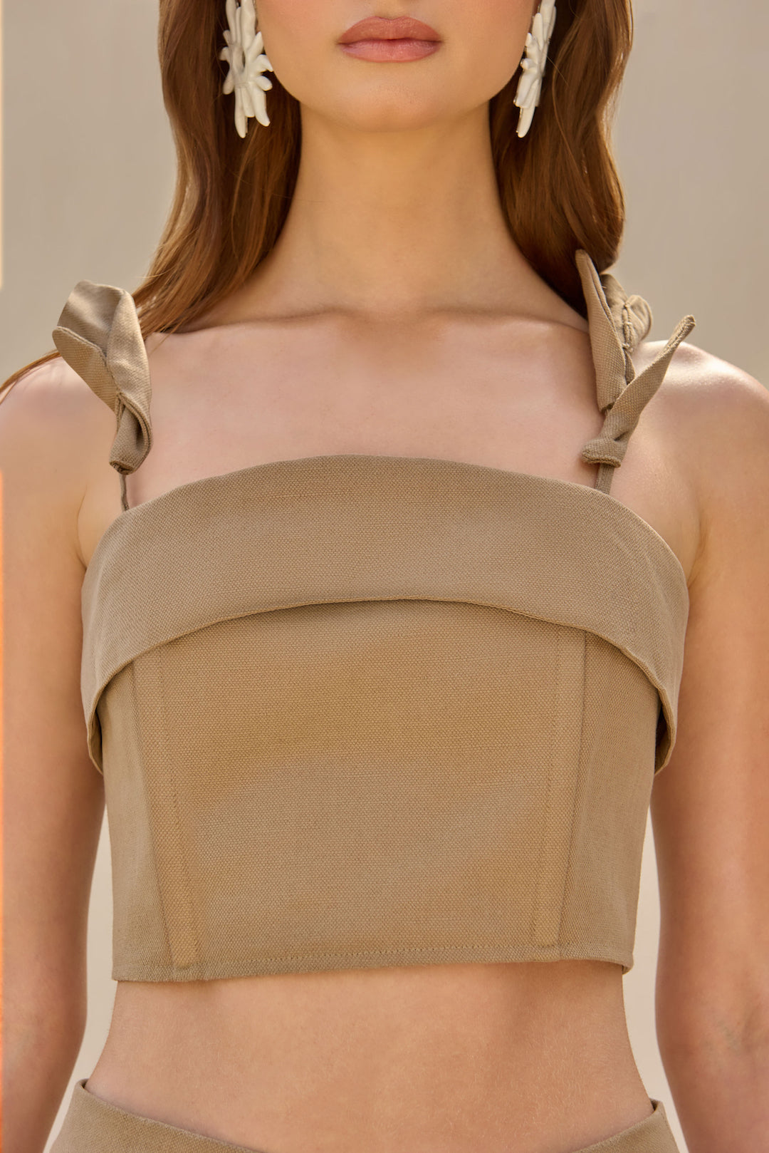 CULT GAIA ASPEN TOP IN DEEP TRUFFLE