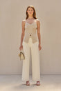 CULT GAIA ADOREA PANT IN OFF WHITE