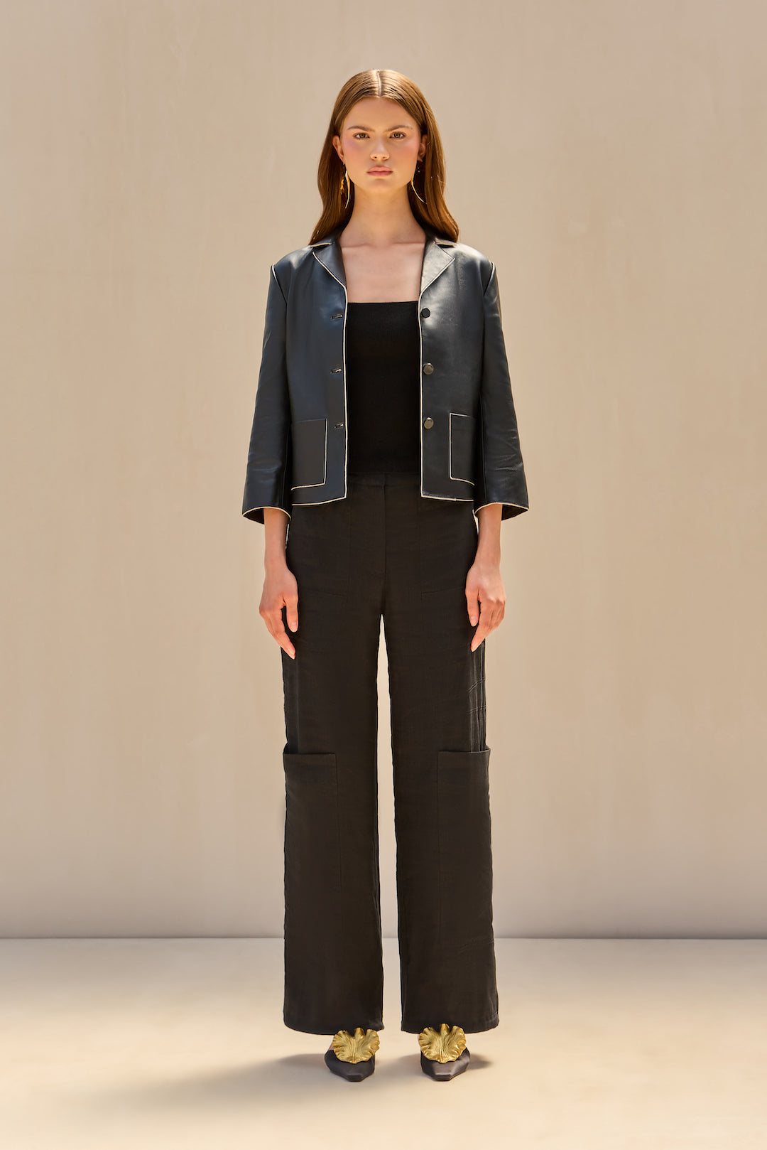CULT GAIA LAYTON BLAZER IN BLACK