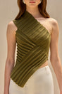 CULT GAIA DEL KNIT TOP IN SERPENT