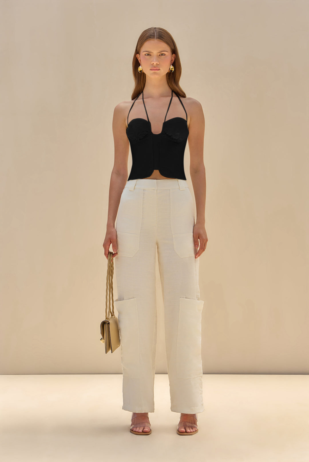 CULT GAIA HAVANA TOP IN BLACK