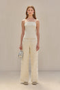 CULT GAIA KAI PANT IN OFF WHITE MULTI