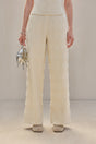 CULT GAIA KAI PANT IN OFF WHITE MULTI
