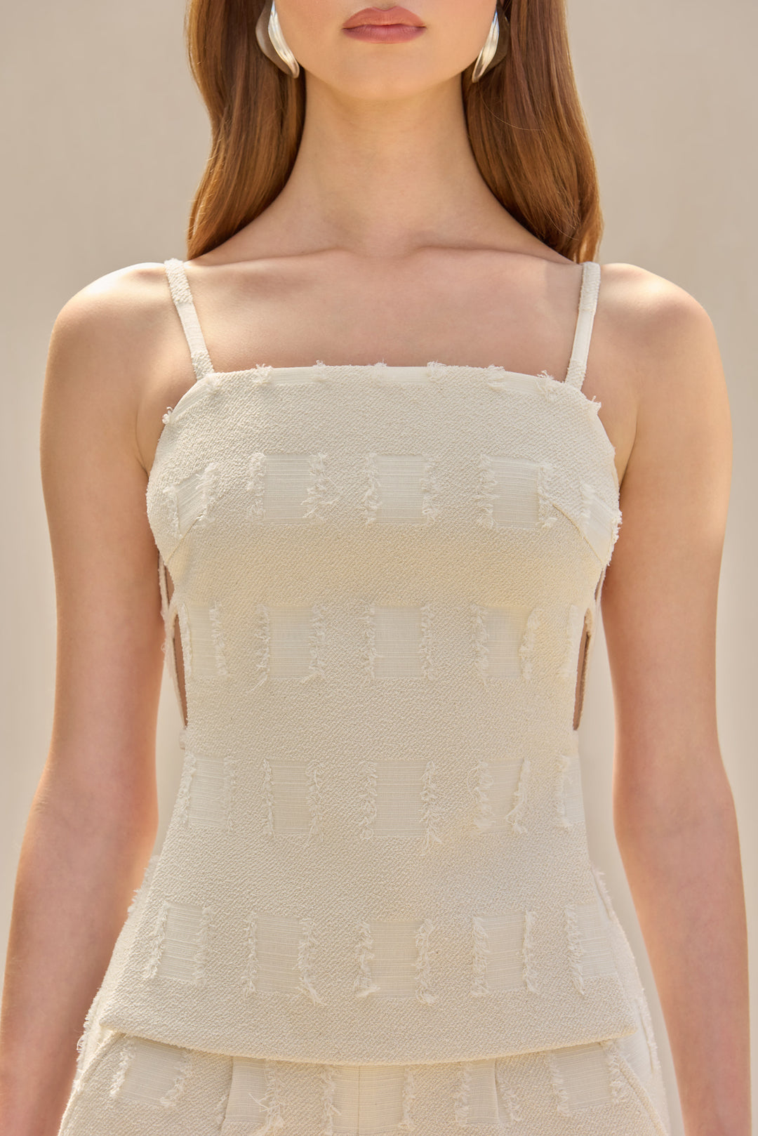CULT GAIA SIMONE TOP IN OFF WHITE MULTI