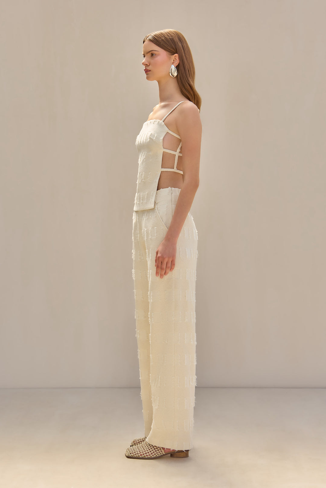 CULT GAIA SIMONE TOP IN OFF WHITE MULTI