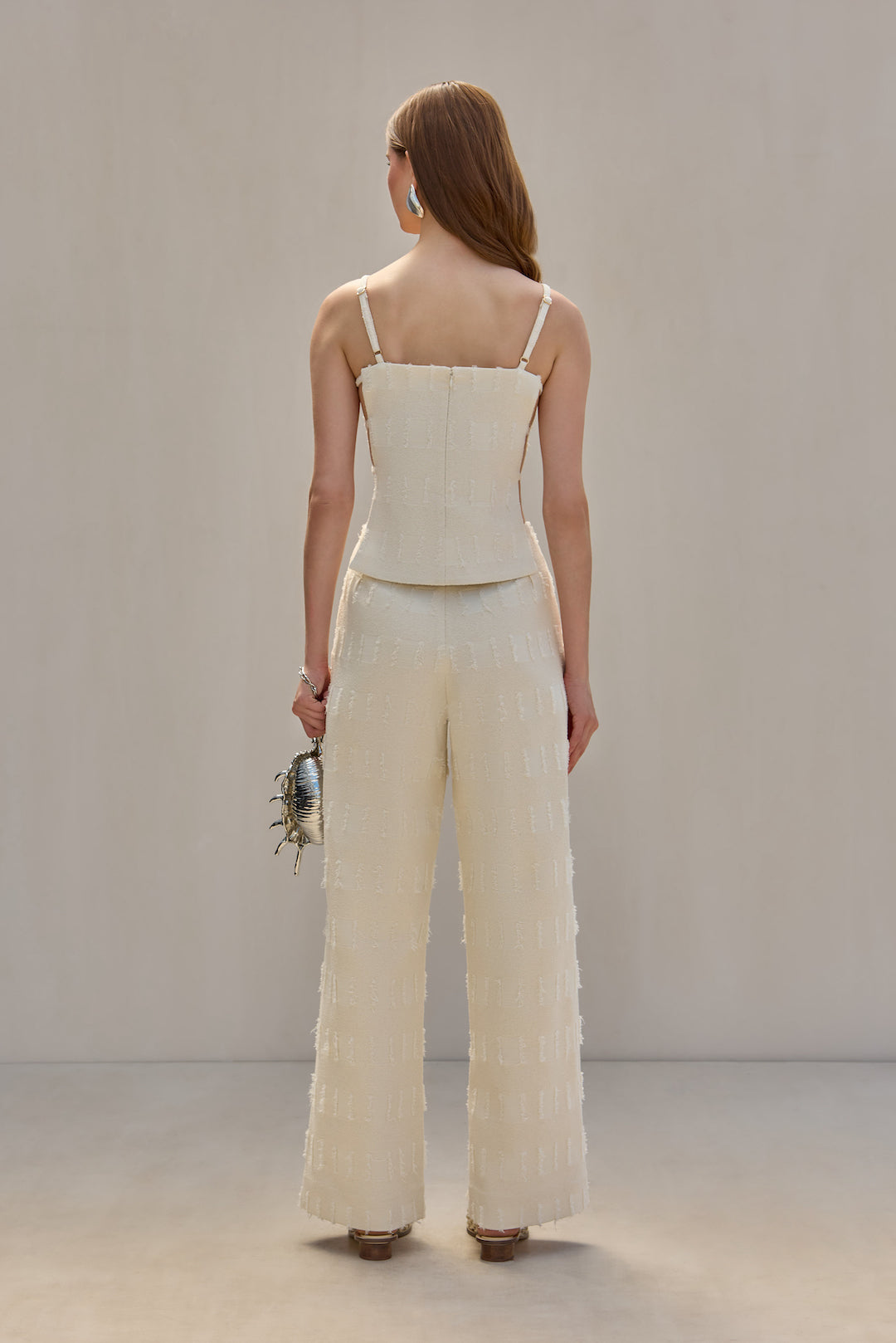 CULT GAIA KAI PANT IN OFF WHITE MULTI