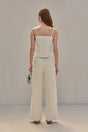 CULT GAIA KAI PANT IN OFF WHITE MULTI