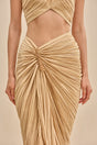 CULT GAIA SONOMA SKIRT IN TRUFFLE