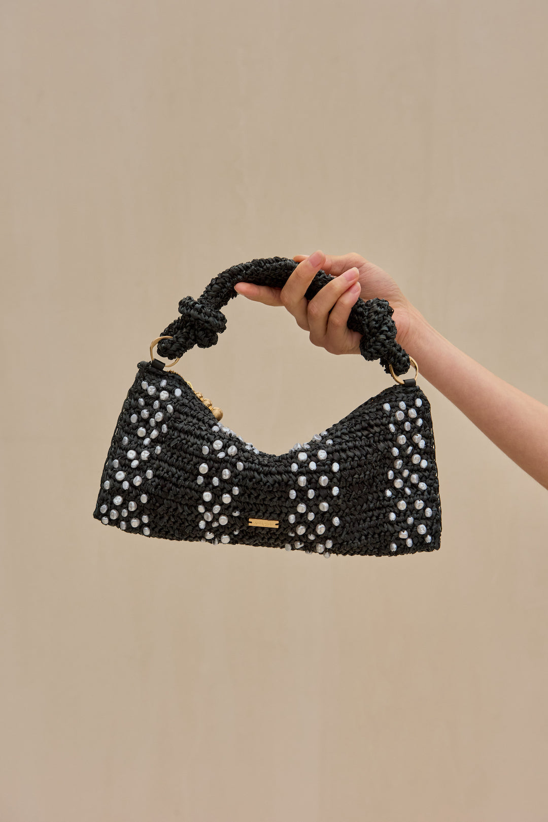 CULT GAIA HERA NANO SHOULDER IN BLACK/PEARL