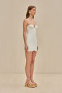 CULT GAIA TIA DRESS IN OFF WHITE