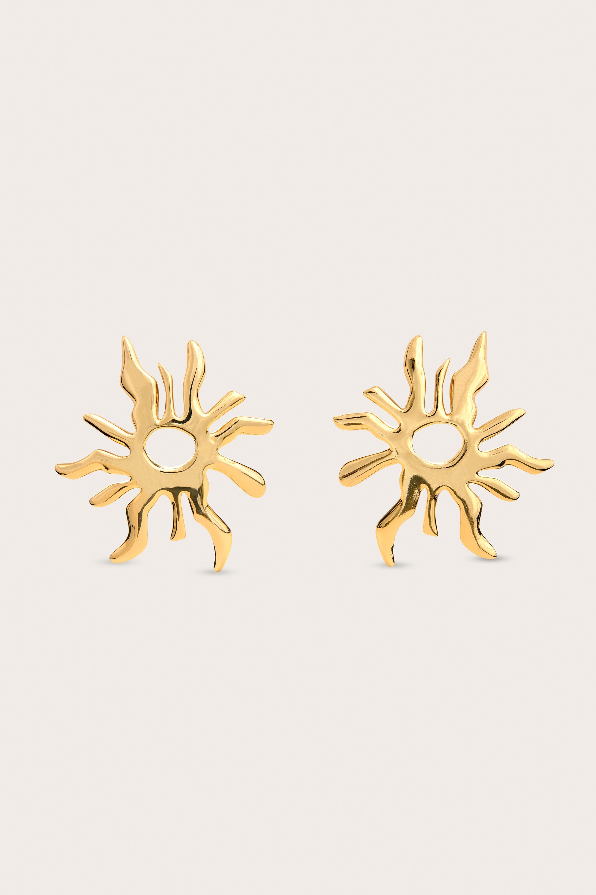 CULT GAIA SOLEIL EARRING IN SHINY BRASS