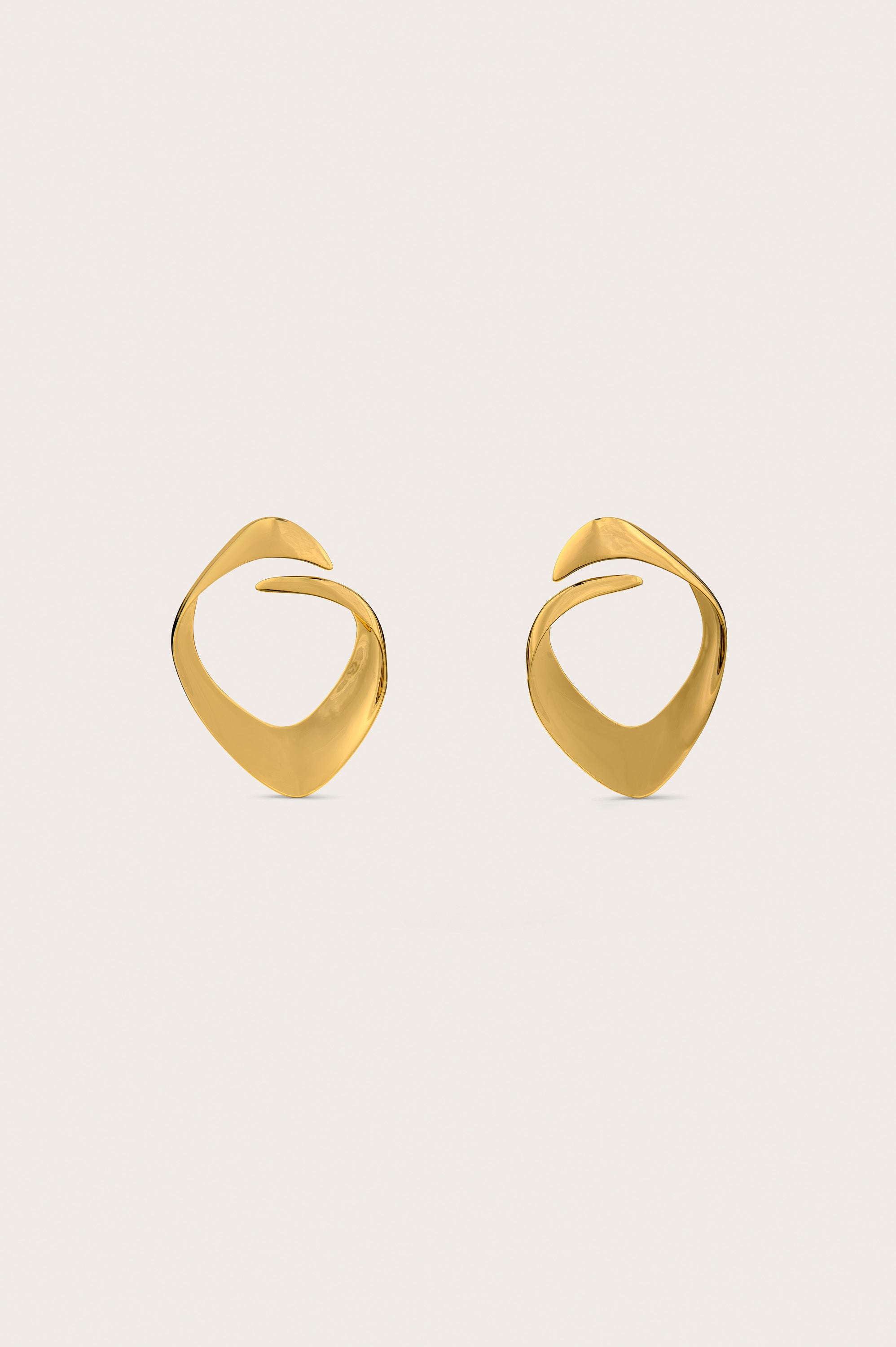 CULT GAIA LOLA EARRING IN SHINY BRASS