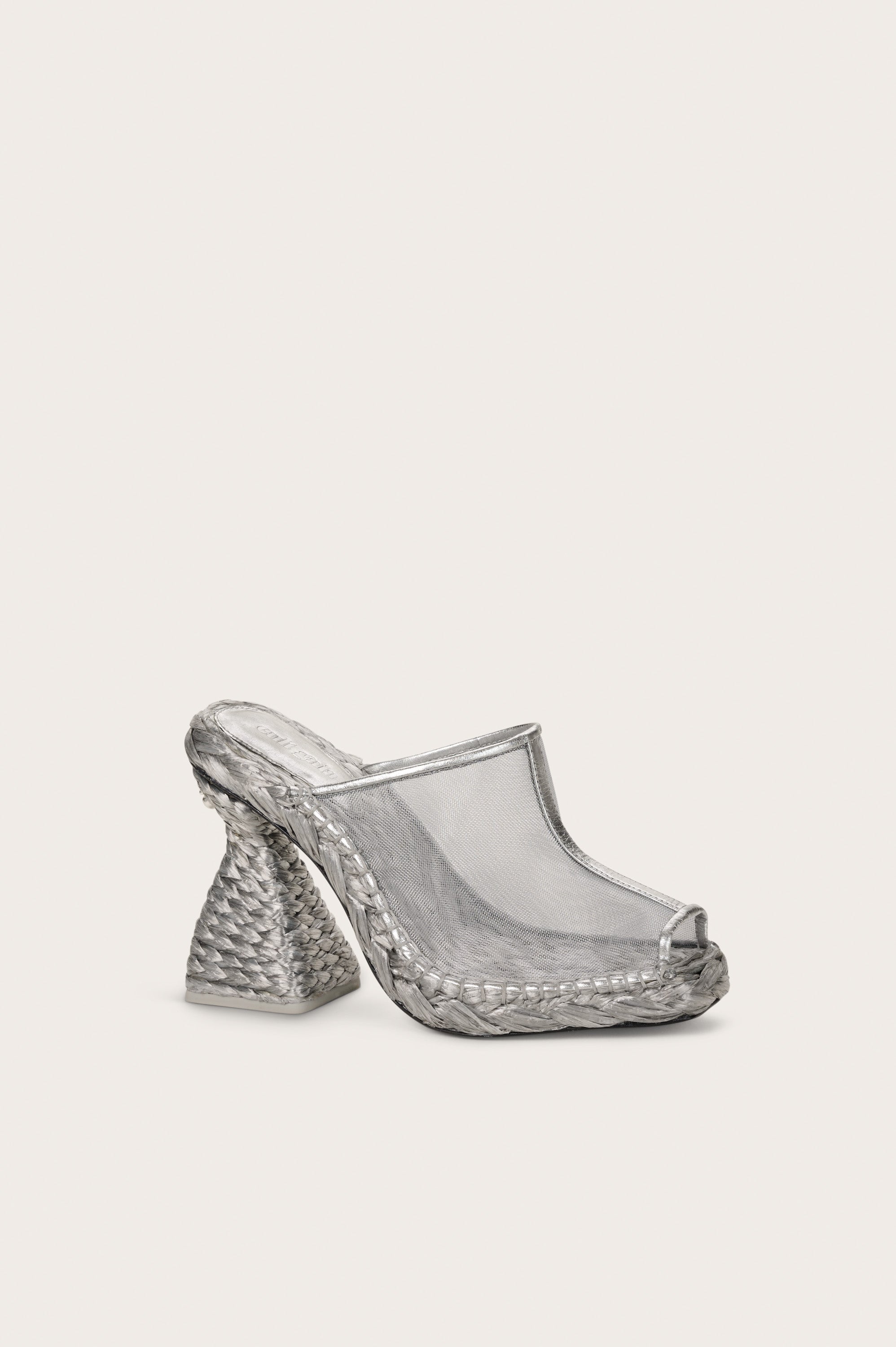 CULT GAIA LYNX SANDAL IN SILVER