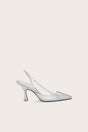 CULT GAIA PERSIA SLING BACK IN SILVER