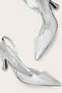 CULT GAIA PERSIA SLING BACK IN SILVER